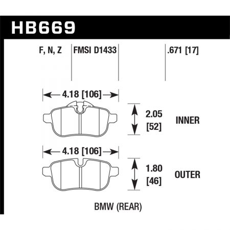 Hawk Performance Street Brake Pads