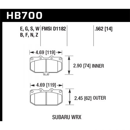 Hawk Performance Street Brake Pads