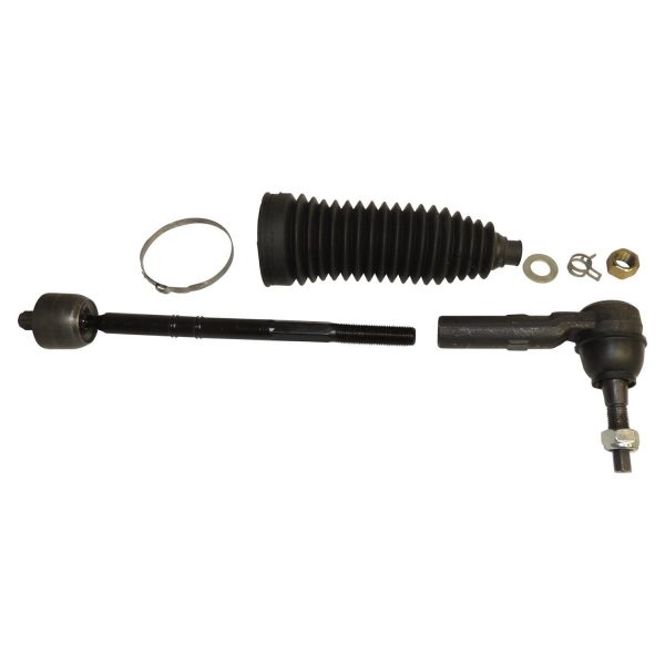 Crown Automotive - Steel Black Tie Rod End Kit