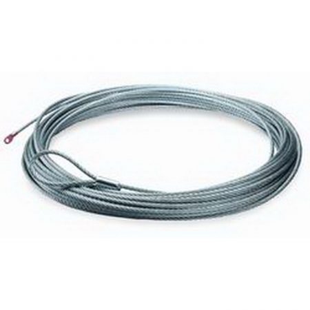 9000 LB Cap 5/16 Inch Diameter x 100 Ft Length Galvanized Wire Rope