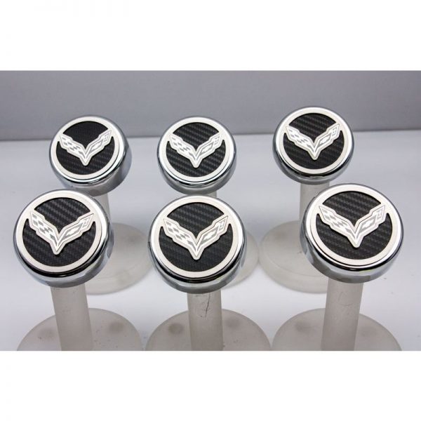 2014-2019 Chevrolet Z06/C7 Corvette MANUAL, Fluid Cap Cover Set 6pc, American Car Craft