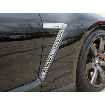 2010-2013 Nissan GT-R, Side Vents Laser Mesh, American Car Craft