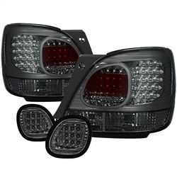 ( Spyder ) - LED 4pcs Tail Lights with Trunk Pcs - Smoked