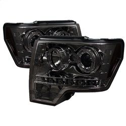 ( Spyder ) - Projector Headlights - Halogen Model Only ( Not Compatible With Xenon/HID Model ) - LED Halo - LED ( Replaceable LEDs ) - Smoke - High H1 (Included) - Low H1 (Included)
