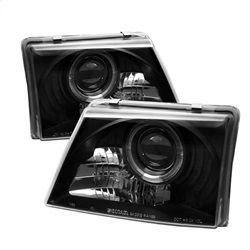 ( Spyder ) - Projector Headlights - LED Halo - Black - High 9005 (Included) - Low H1 (Included)