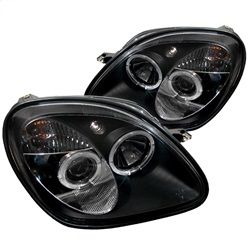 ( Spyder ) - Projector Headlights - Halogen Model Only ( Not Compatible With Xenon/HID Model ) - LED Halo - Black - High H1 (Included) - Low H1 (Included)