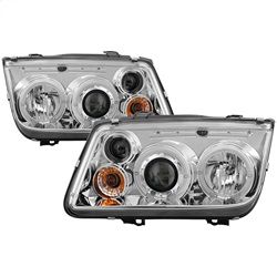 ( Spyder ) - Projector Headlights (does not fit the Jetta 2.5) - LED Halo - Chrome - High H1 (Included) - Low H1 (Included)