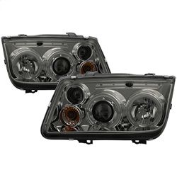 ( Spyder ) - Projector Headlights (does not fit the Jetta 2.5) - LED Halo - Smoke - High H1 (Included) - Low H1 (Included)