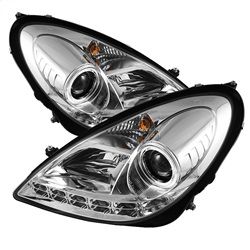 ( Spyder ) - Projector Headlights - Xenon/HID Model Only ( Not Compatible With Halogen Model ) - DRL - Chrome - High H1 (Included) - Low D2R (Not Included)