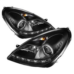 ( Spyder ) - Projector Headlights - Xenon/HID Model Only ( Not Compatible With Halogen Model ) - DRL - Black - High H1 (Included) - Low D2R (Not Included)