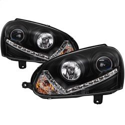 ( Spyder ) - Projector Headlights (does not fit the R32) - Halogen Model Only ( Not Compatible With Xenon/HID Model ) - DRL - Black - High H7 (Included) - Low H7 (Not Included)