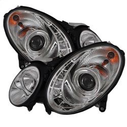 ( Spyder ) - Projector Headlights - Xenon/HID Model Only ( Not Compatible With Halogen Model ) - DRL - Chrome - High H7 (Included) - Low D2R (Not Included)
