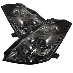( Spyder ) - Projector Headlights - Xenon/HID Model Only ( Not Compatible With Halogen Model ) - DRL - Smoke - High H7 (Included) - Low D2R (Not Included)