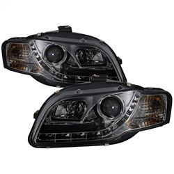 ( Spyder ) - Projector Headlights - Halogen Model Only ( Not Compatible With Xenon/HID Model ) - DRL - Smoke - High H1 (Included) - Low H1 (Included)