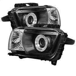 ( Spyder ) - Projector Headlights (for halogen models only) Dual Halo - LED Halo - Black - High/Low H7 (Included)