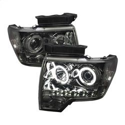 ( Spyder ) - Projector Headlights - Halogen Model Only ( Not Compatible With Xenon/HID Model ) - CCFL Halo - LED ( Replaceable LEDs ) - Smoke - High H1 (Included) - Low H1 (Included)