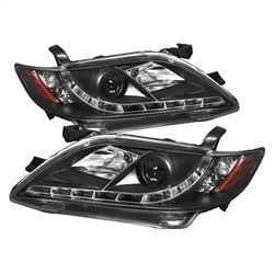 ( Spyder ) - Projector Headlights - DRL - Black - High H1 (Included) - Low H7 (Included)