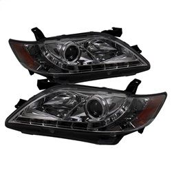 ( Spyder ) - Projector Headlights - DRL - Smoke - High H1 (Included) - Low H7 (Included)