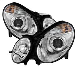 ( Spyder ) - Projector Headlights - Halogen Model Only ( Not Compatible With Xenon/HID Model ) - Chrome - High H7 (Included) - Low H7 (Included)