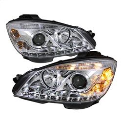 ( Spyder ) - Projector Headlights - Halogen Model Only ( Not Compatible With Xenon/HID Model ) (will lose AFS function) - DRL - Chrome - High H1 (Included) - Low H7 (Included)