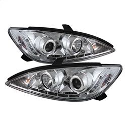 ( Spyder ) - Projector Headlights - DRL - Chrome - High H1 (Included) - Low H1 (Included)