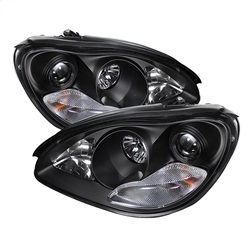 ( Spyder ) - Projector Headlights - Halogen Model Only ( not compatible with Xenon/HID Model) - Black - High H1 (Included) - Low H7 (Included)