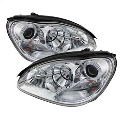 ( Spyder ) - Projector Headlights - Halogen Model Only ( not compatible with Xenon/HID Model) - Chrome - High H1 (Included) - Low H7 (Included)