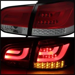 ( Spyder ) - G2 Type With Light Bar LED Tail Lights - Red Smoke
