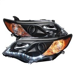 ( Spyder ) - Projector Headlights - DRL - Black - High 9005 (Not Included - Low 9006 (Included)