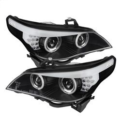 ( Spyder ) - Projector Headlights - Halogen Model Only ( Not Compatible With Xenon/HID Model ) - CCFL Halo - Black