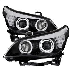 ( Spyder ) - Projector Headlights - Factory Xenon Model Only ( Not Compatible With Halogen Model ) - CCFL - Black - High H7 (Included) - Low D1S (Not Included)