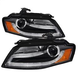 ( Spyder ) - Projector Headlights - Halogen Model Only ( Not Compatible with Xenon/HID Model ) - DRL LED - Black