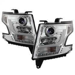 ( Spyder ) - Projector Headlights - DRL LED - Chrome