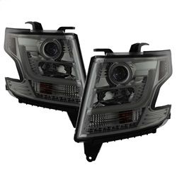 ( Spyder ) - Projector Headlights - DRL LED - Smoke