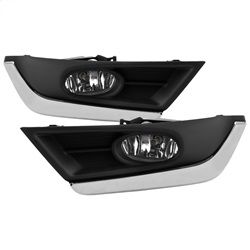 ( Spyder ) - OEM Chrome Trim Fog Lights W/Switch and Cover - Clear