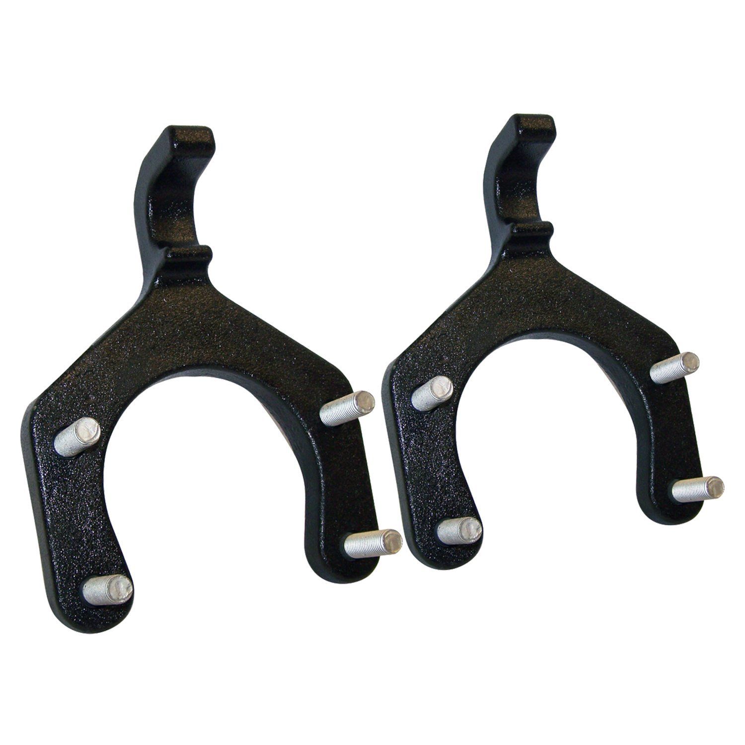 Crown Automotive - Steel Black Tow Hook Set 1 Crown Automotive - Steel Black Tow Hook Set