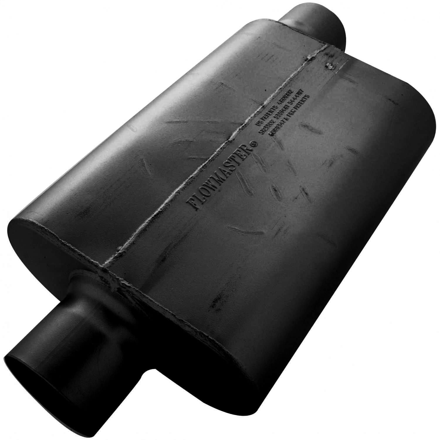 Flowmaster 54031-12 30 Series Race Muffler - 4.00 Offset In / 4 Flowmaster 54031-12 30 Series Race Muffler - 4.00 Offset In / 4.00 Center Out - Aggressive Sound