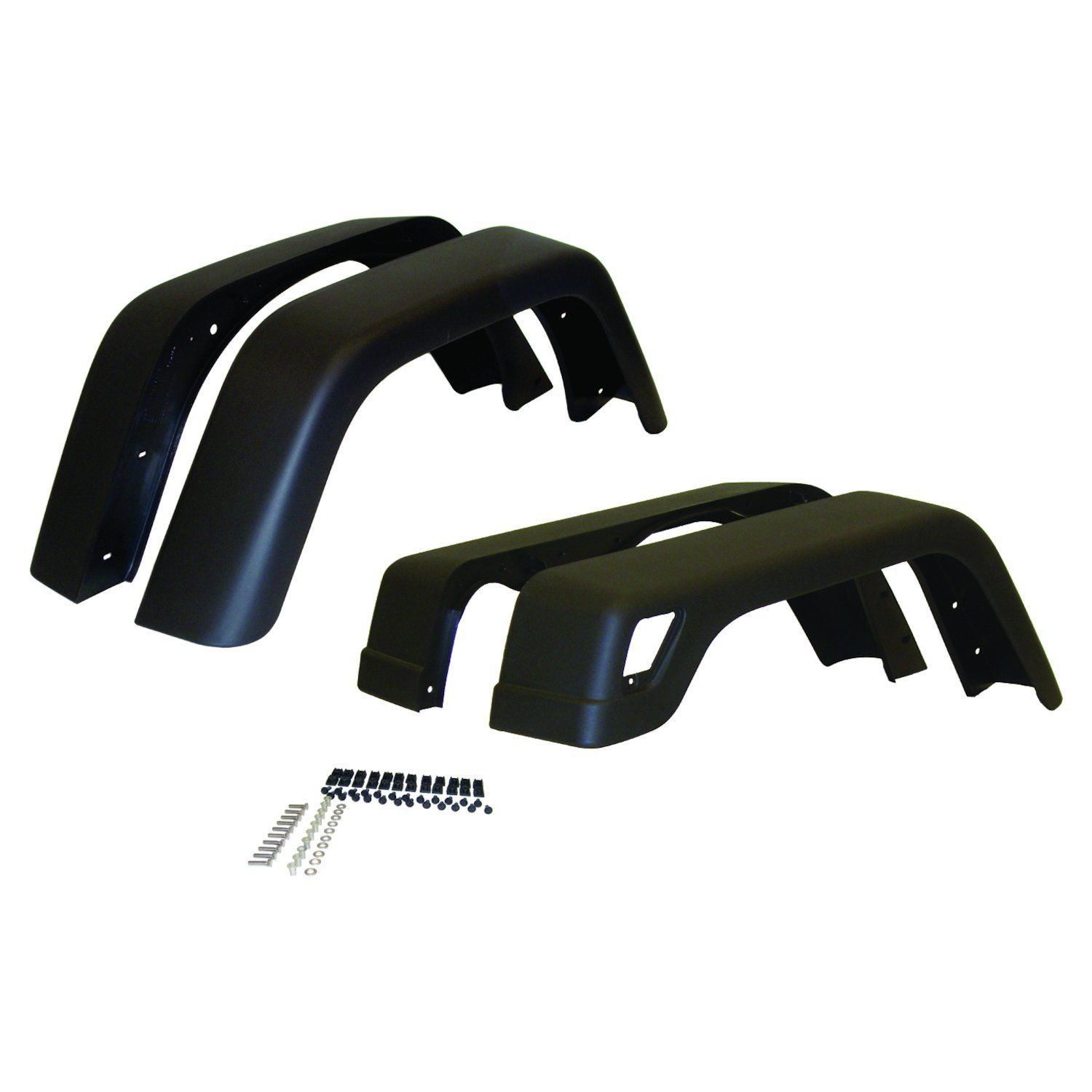 Crown Automotive - Plastic Black Fender Flare Kit 1 Crown Automotive - Plastic Black Fender Flare Kit