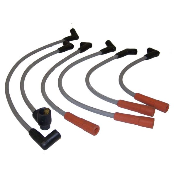 Crown Automotive - Metal Black Ignition Wire Set