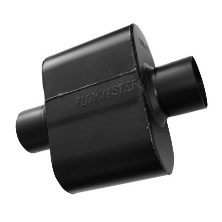 Flowmaster 842515 Super 10 Muffler 409S - 2.50 Center In / 2.50 Center Out - Aggressive Sound