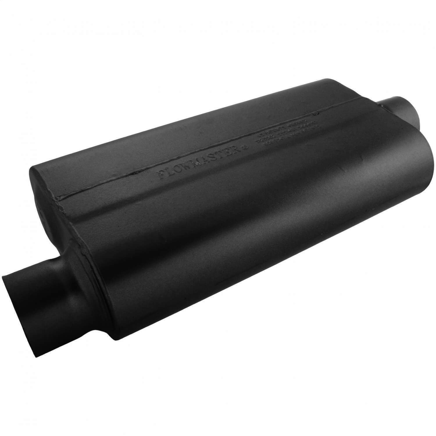 Flowmaster 843051 50 Delta Muffler 409S - 3.00 Offset In / 3 Flowmaster 843051 50 Delta Muffler 409S - 3.00 Offset In / 3.00 Center Out - Moderate Sound