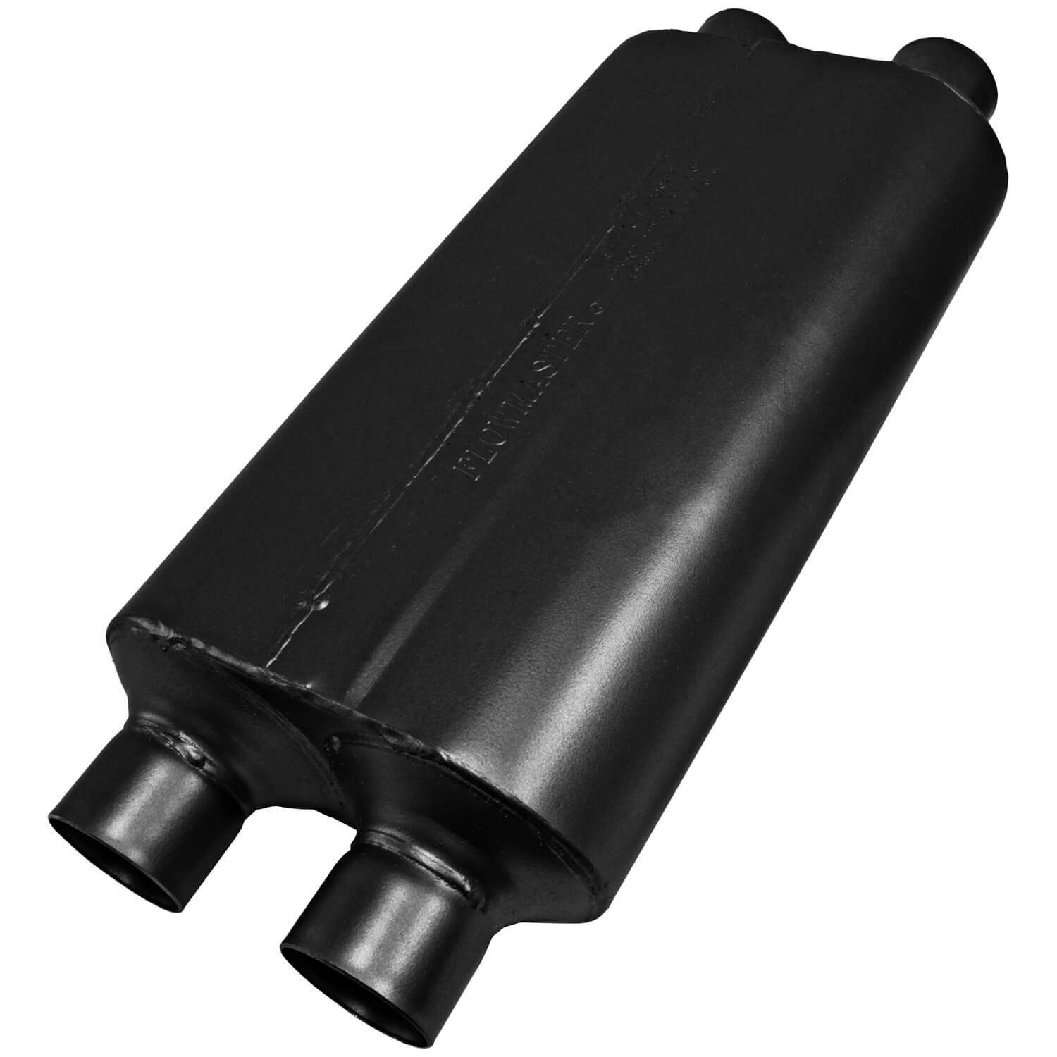 Flowmaster 8525554 50 H.D. Muffler 409S - 2.50 Dual In / 2 Flowmaster 8525554 50 H.D. Muffler 409S - 2.50 Dual In / 2.50 Dual Out - Moderate Sound