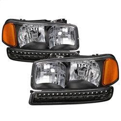 ( xTune ) - Headlights & LED Bumper Lights - Black
