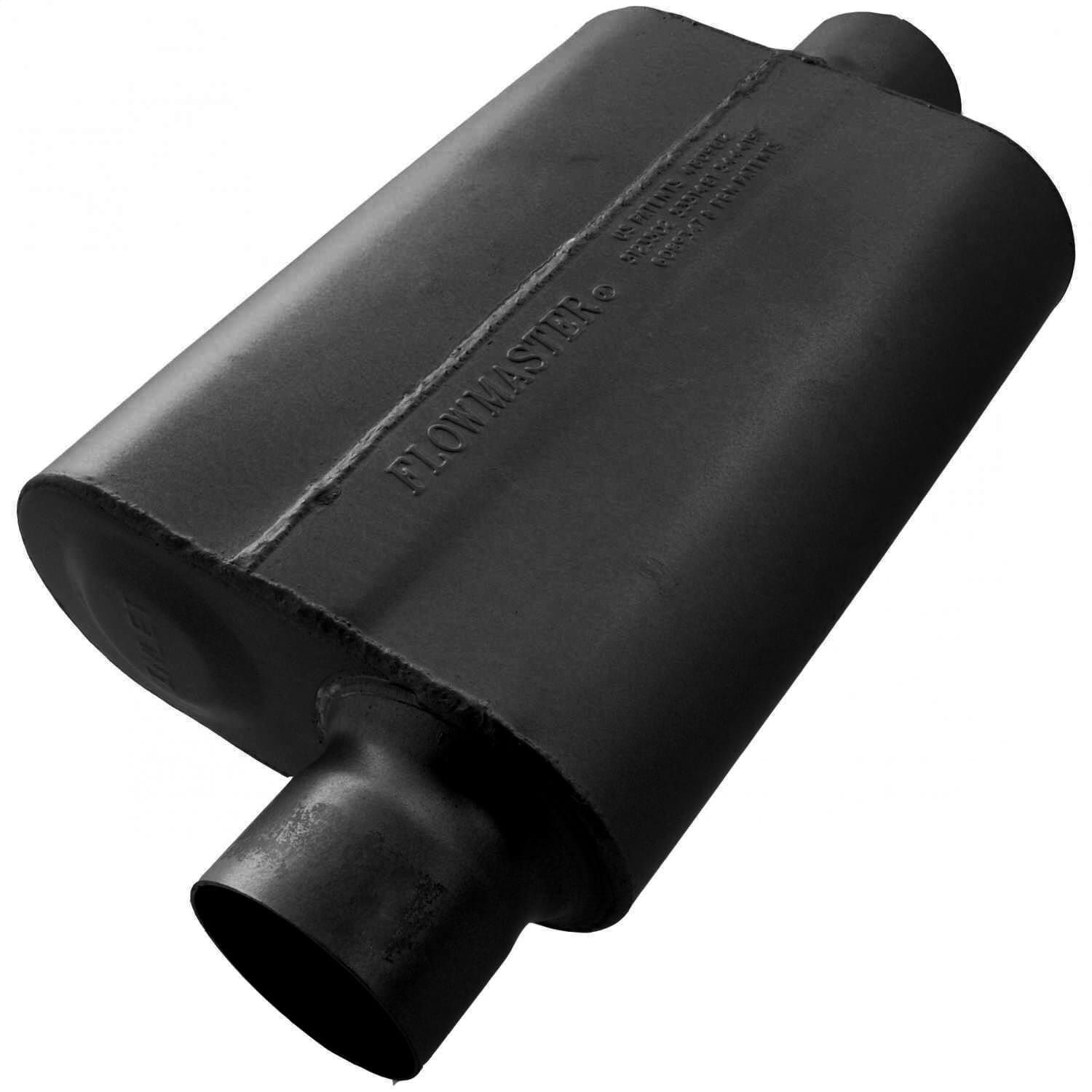 Flowmaster 943041 40 Delta Flow Muffler - 3.00 Offset In / 3 Flowmaster 943041 40 Delta Flow Muffler - 3.00 Offset In / 3.00 Center Out - Aggressive Sound