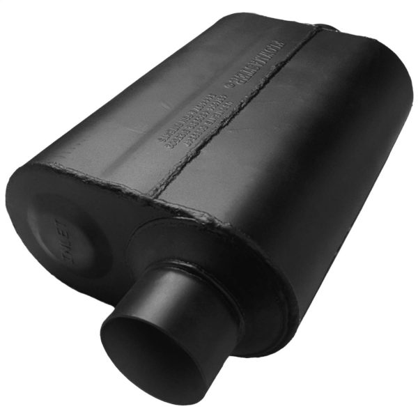 Flowmaster 952446 Super 40 Muffler - 2.25 Offset In / 2.25 Center Out - Aggressive Sound