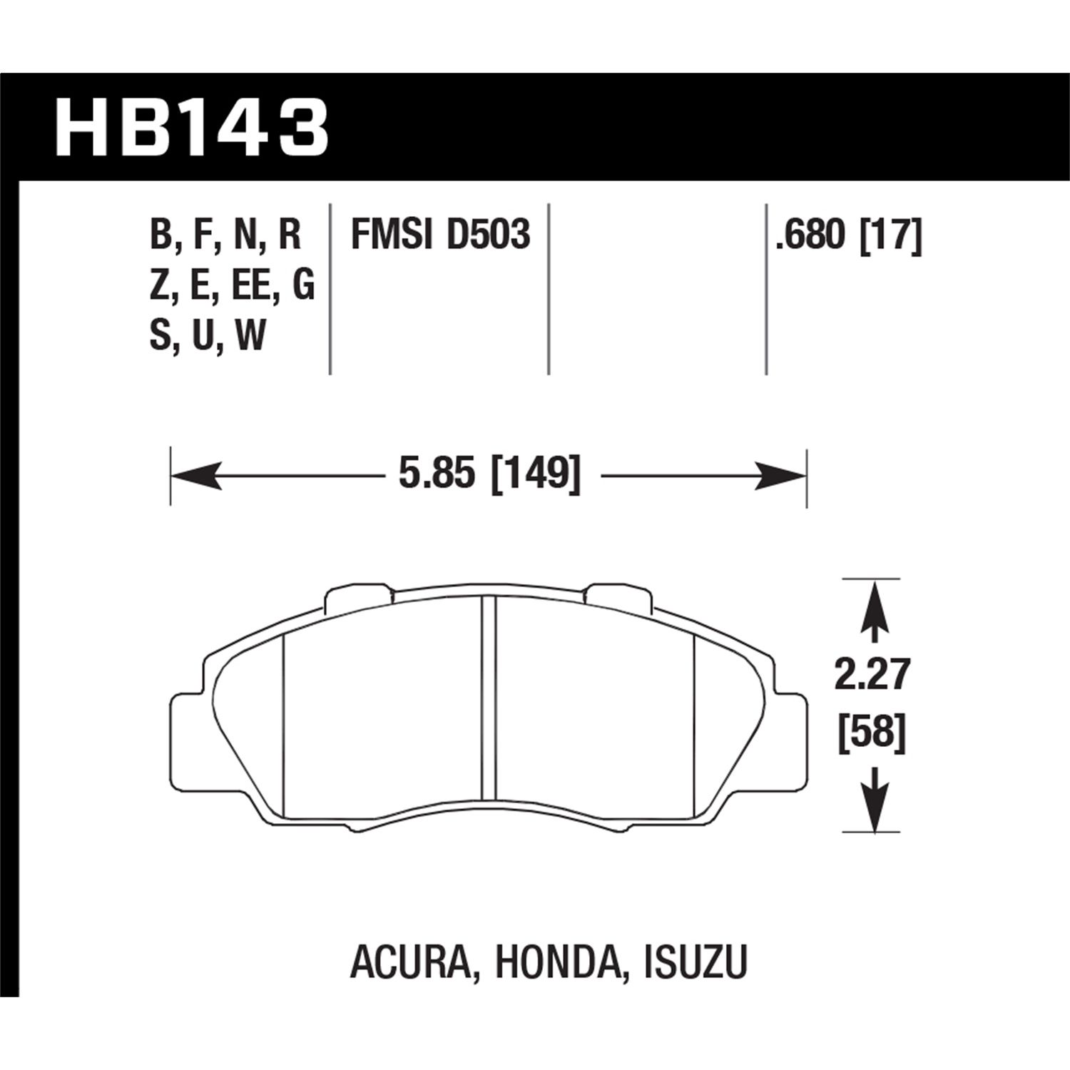 Hawk Performance Motorsports Brake Pads 1 Hawk Performance Motorsports Brake Pads