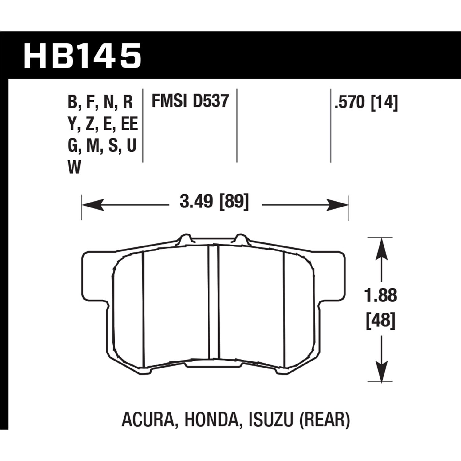 Hawk Performance Street Brake Pads 1 Hawk Performance Street Brake Pads