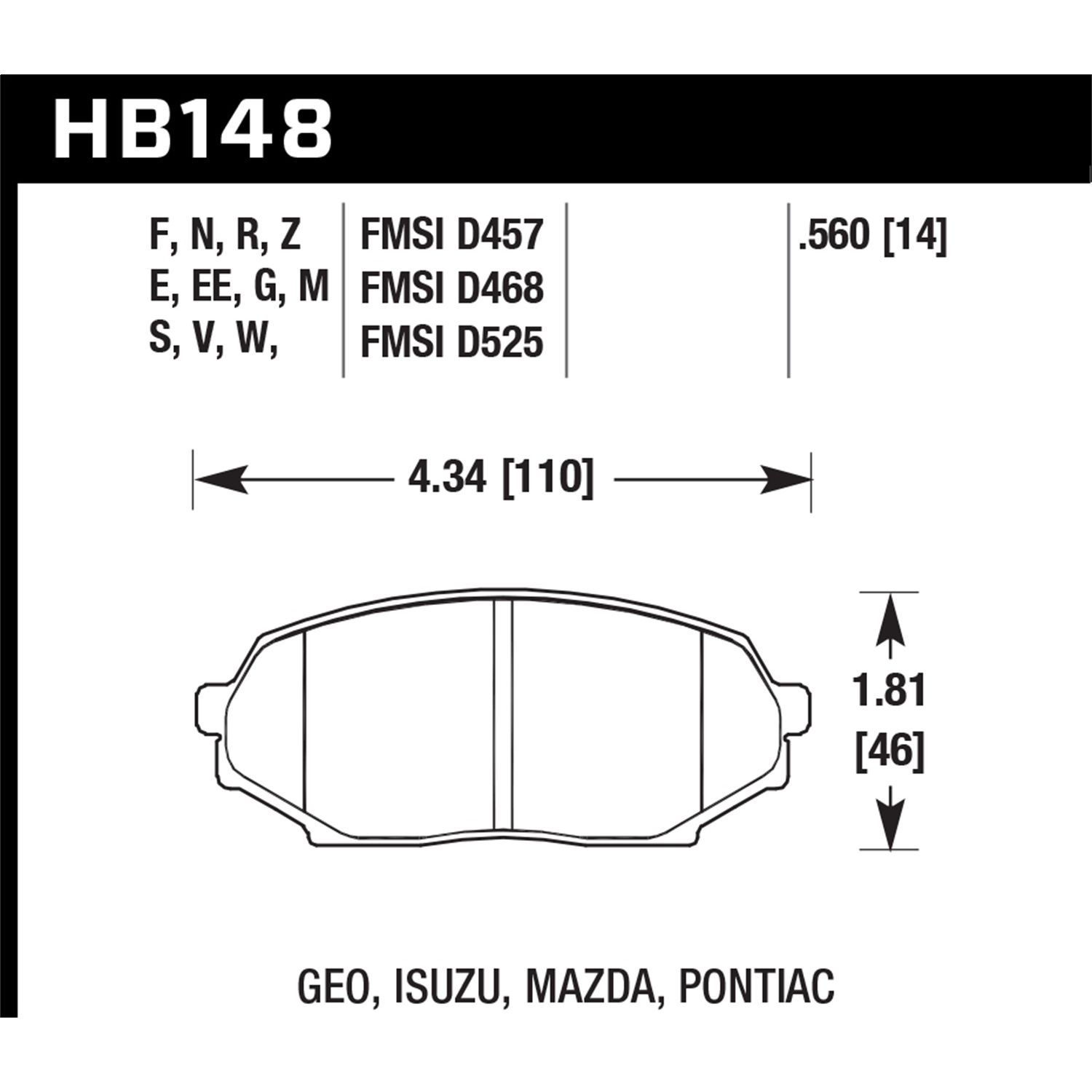 Hawk Performance Street Brake Pads 1 Hawk Performance Street Brake Pads