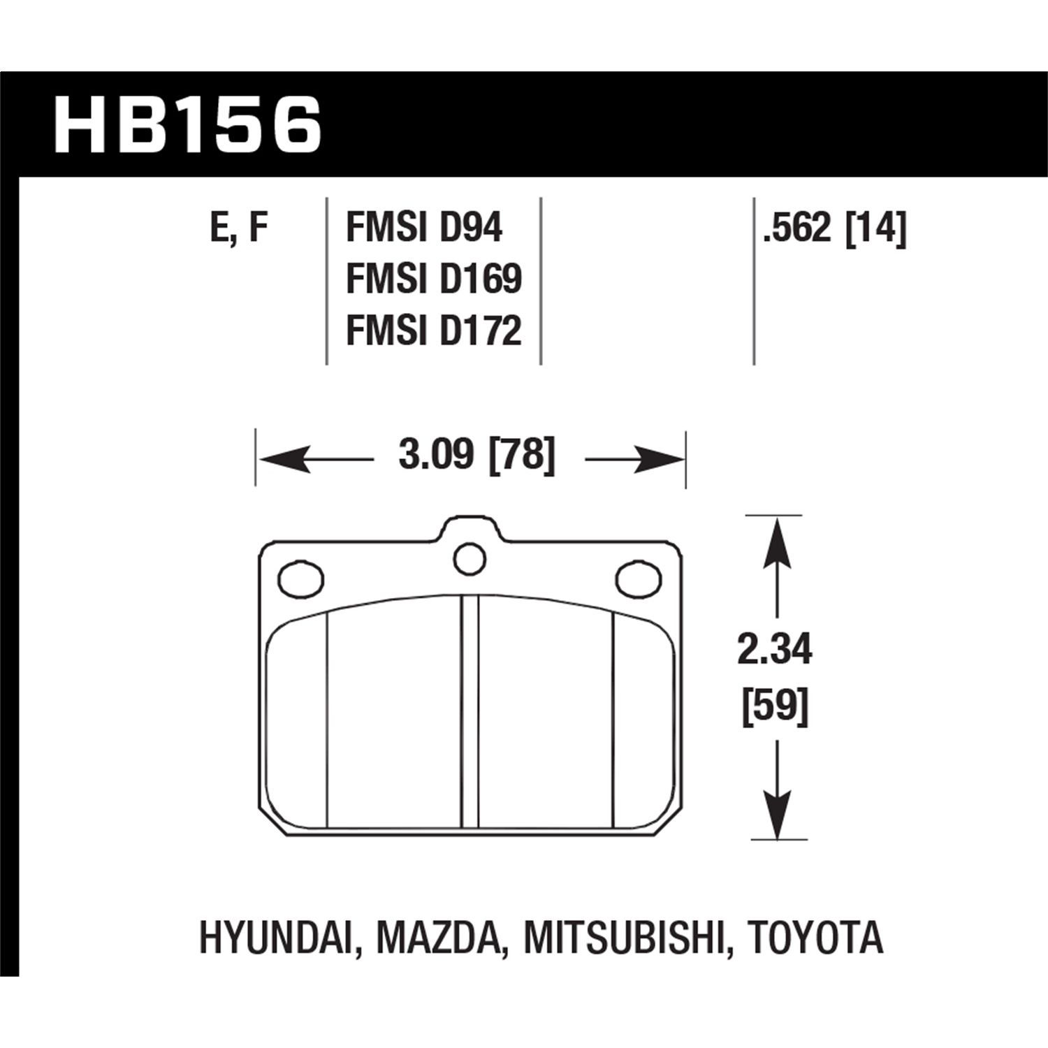 Hawk Performance Street Brake Pads 1 Hawk Performance Street Brake Pads