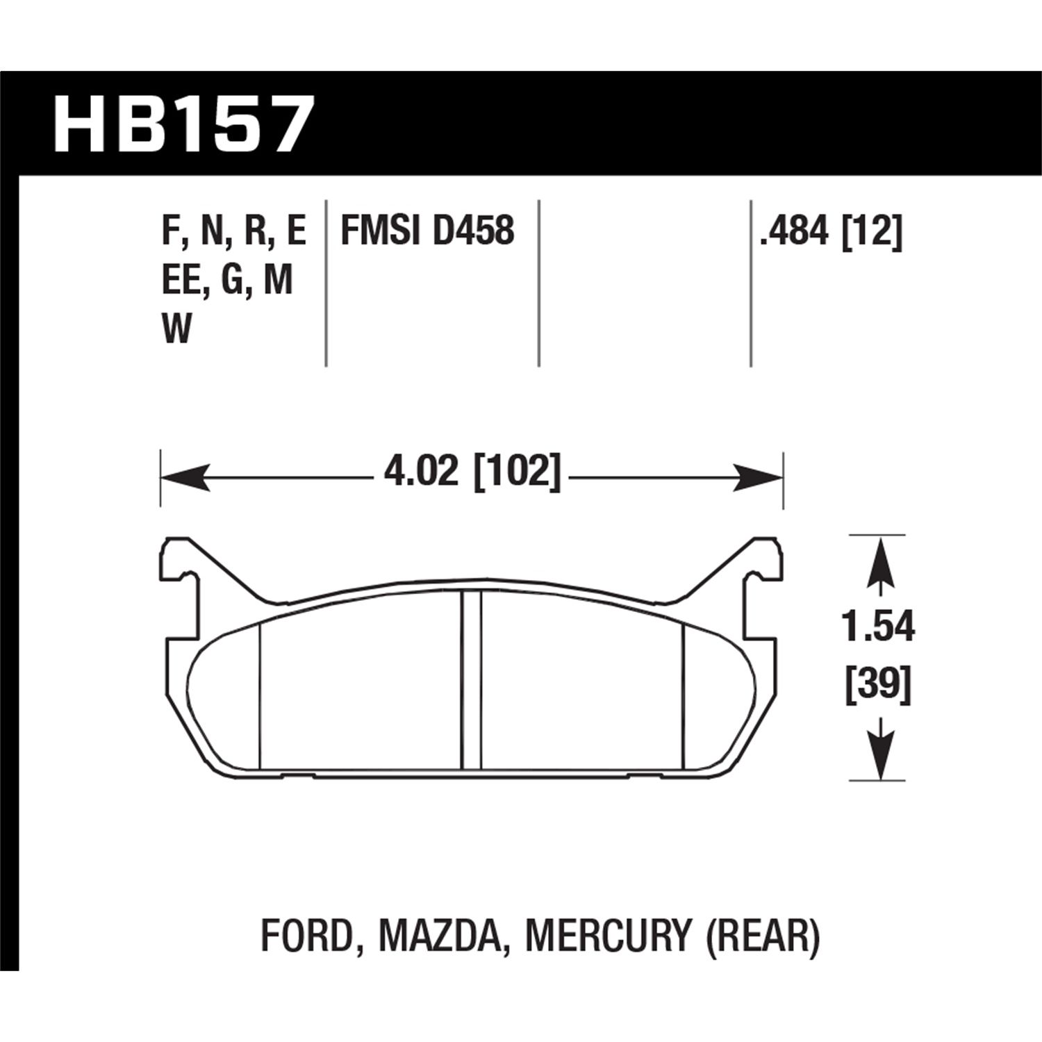 Hawk Performance Street Brake Pads 1 Hawk Performance Street Brake Pads